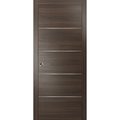 Sartodoors Closet Bypass Interior Door, 72" x 96", White PLANUM20PD-SHOYA-42